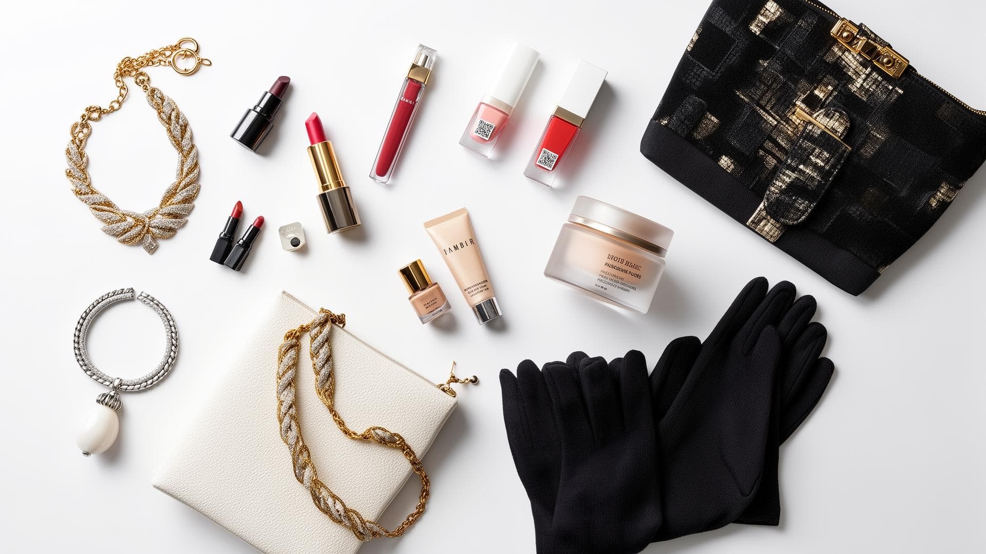 Premium eCommerce product photography flat lay