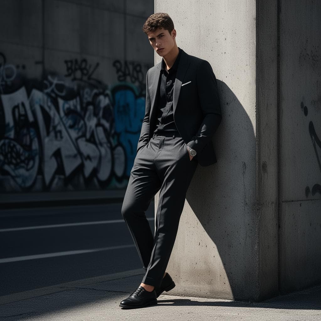 Urban industrial fashion photography